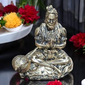 รูปปั้นพระฮันูมาณ บาจรังบาลี ทำจากเรซิ่น งานแฮนด์เมด วาดด้วยมือ สำหรับตกแต่งแบบดั้งเดิมและเป็นของขวัญ - Product Image 2