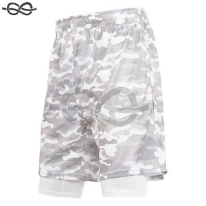Short de course athlétique 2 en 1 pour homme, entrejambe de 7 pouces, short d'entraînement léger, entraînement, gym, jogging, fitness, sports de plein air - Product Image 3