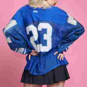 Best Manufacturer's Custom Logo Printed Oversized Vintage Boxy Mesh <b>Crop</b> Jersey <b>Men's</b> Sublimated Design Plus Size Football - Product Image 6