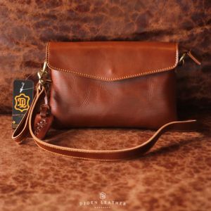 กระเป๋าคลัทช์ซองหนังแท้กระเป๋าหนังวัวที่เรียบง่ายสำหรับผู้หญิงเหมาะสำหรับงานกิจกรรมสำนักงานและแฟชั่นประจำวัน - Product Image 3