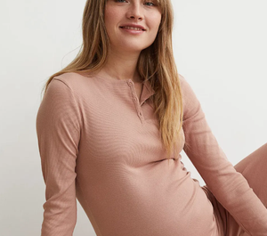 Conjunto de Pijama de 2 Piezas de Bambú Suave para Mujer, Camisones de Manga Larga con Botones para Otoño, Material de Punto Suave para Mayor Comodidad - Product Image 3