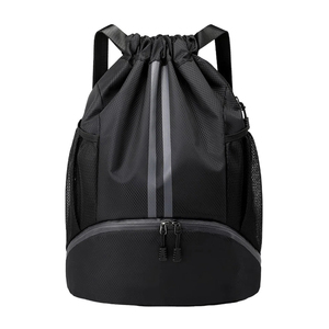 Custom Polyester Folding <b>Waterproof</b> <b>Drawstring</b> <b>Bag</b> Sport Draw Gym String <b>Bag</b> for Outdoor Casual Gym <b>Drawstring</b> <b>Bags</b> Backpack - Product Image 1