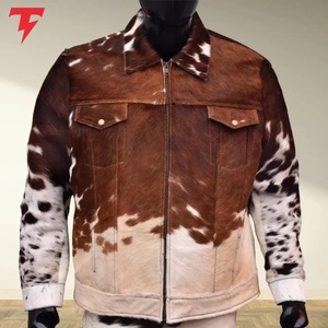 Chaquetas de Cuero Genuino de Piel de Vaca para Hombre, Abrigo de Moda con Pelo Natural, Chaqueta de Piel de Vaca con Pelo Natural - Product Image 5