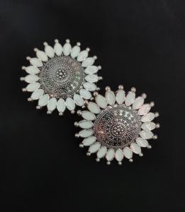 Bulk Selling Earrings <b>Set</b> with Silver Plated Fashionable Earrings <b>Jewelry</b> for Women Wear by <b>Indian</b> Exporters - Product Image 2