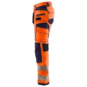 Pantalones de Trabajo de Seguridad Transpirables con Certificación CE, 100% Algodón, Multibolsillos, Reflectantes, de Alta Visibilidad para Hombre, para Uso en Construcción, 2026 - Product Image 6