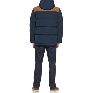 เสื้อแจ็คเก็ตพัฟเฟอร์บุขนแกะสำหรับผู้ชาย มีฮู้ด กันน้ำ กันลม เก็บความอบอุ่น เหมาะสำหรับฤดูหนาว - Product Image 2