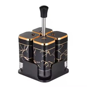 Trending ceramic & metal containers maintain stable internal temperatures, protecting spices from heat exposure - Product Image 1