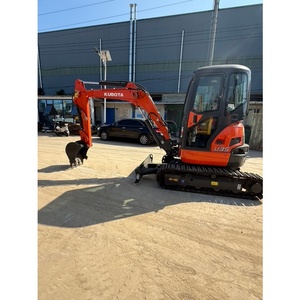 Excavadora de cadenas pequeña Kubota U35 usada de 3.5 toneladas, original de Japón, con certificación EPA y CE para construcción de ingeniería. - Product Image 6