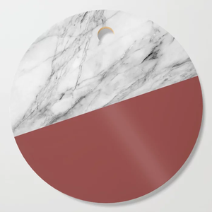 Salida de fábrica plato de mármol bandeja de queso tabla de cortar de piedra para la venta tabla de cortar de queso tabla de cortar superior plato de Pizza - Product Image 2