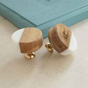 Handmade Modern-Style High Quality Resin Cabinet Knobs Pulls and Drawer Door Knob Handles for <b>Wooden</b> Furniture & <b>Cupboard</b> - Product Image 2