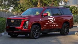 SUV Cadil-lac Esca-lade Usato con Esterni Rossi, Veicolo Familiare in Vendita - Product Image 1
