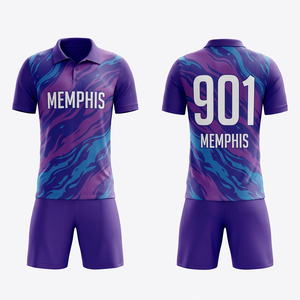Ensemble d'uniformes de <span class=keywords><strong>football</strong></span> personnalisés respirants de qualité professionnelle, kit de sublimation pour marques WR-ZQF014 - Product Image 2