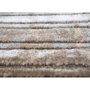 Alfombra Uvenuti de Lana y Seda de Bambú Tejida a Mano con Patrón Geométrico Beige y Marrón para el Hogar LRB-1666 - Product Image 3