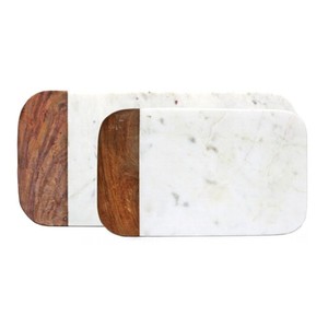 Tabla de Quesos de Acero Inoxidable en Forma de Corazón, Material de Madera y Mármol, Tabla de Servir para Cocina, Verduras, Frutas y Quesos - Product Image 3