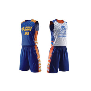 Uniformes de basket-ball de qualité supérieure en gros 2024, design personnalisé, vêtements de sport respirants, 100% polyester, antibactérien, séchage rapide - Product Image 1