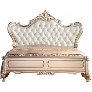 Cama Vintage Madera Clásica Tallada-Duradera y Elegante - Product Image 1