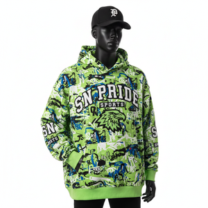 Best Design Embroidered Sublimation Fleece <b>Hoodies</b> Digital Printing Breathable Eco-Friendly Quick Dry Low MOQ Best Quality - Product Image 1