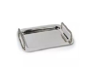 อุปกรณ์ทานอาหารบาร์แวร์ถาดเสิร์ฟโลหะสำหรับเครื่องครัวอลูมิเนียมใช้ส่งออกจากอินเดีย - Product Image 4