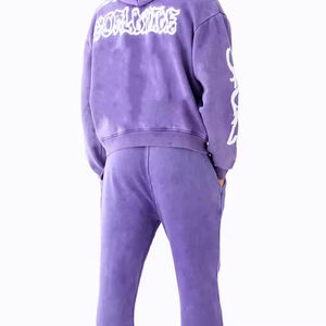 ชุดวอร์มผ้าฟลีซสำหรับทั้งชายและหญิงเสื้อฮู้ดผ้าฝ้ายเทอร์รี่ไซส์ใหญ่พิเศษเป็นมิตรต่อสิ่งแวดล้อมเหมาะสำหรับฤดูหนาว - Product Image 4