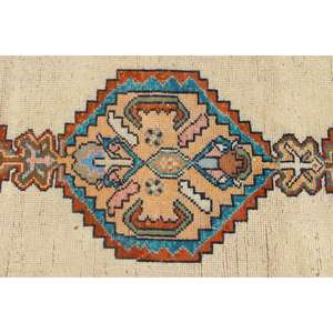 Alfombra Turca Vintage de 2.7x11 pies, Alfombra de Pasillo, Alfombra con Estampado Animal Rojo - Product Image 5