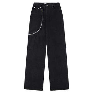 Jeans de Mezclilla para Hombre al por Mayor, Corte Recto y Holgado, 100% Algodón, Ecológicos, Transpirables, Resistentes al Viento, de Secado Rápido, Casuales, para Otoño - Product Image 1