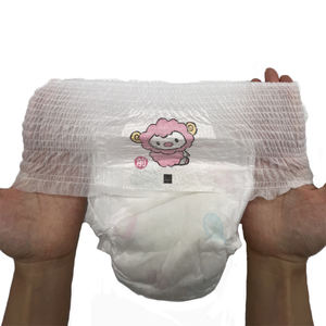 Échantillon gratuit, couches jetables à vente chaude, performance d'absorption super élevée, couches pour bébé avec matériau en coton, couches pour bébé, pantalon - Product Image 3