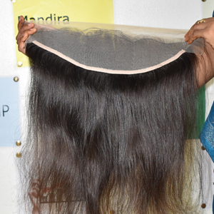 Extensiones de cabello indio virgen Natural Remy 100% sin procesar Proveedor barato 13*4 Frontal recto con estilo de onda profunda suelta - Product Image 2