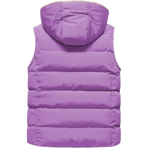 Wholesale Casual Sleeveless gilet jackets with Stand Collar Puffy Winter Body Warmer jackets - Product Image 2