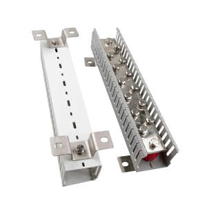 EG4 Electronics EG4BUSBAR600ABL Barra Colectora Solar de 600A y 12 Terminales, Negra, para Aplicaciones de Alta Corriente, EE. UU. - Product Image 1