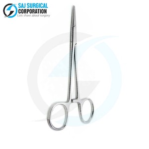 Fórceps ergonómicos de arteria Kocher Mango antideslizante Acero alemán para un uso cómodo durante operaciones largas - Product Image 1