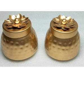 Recipiente de Metal para Té con Acabado de Esmalte Azul, Tarro de Almacenamiento para Café y Té, Tarros de Azúcar, Recipiente de Almacenamiento para Cocina con Tapa con Diseño Floral - Product Image 6
