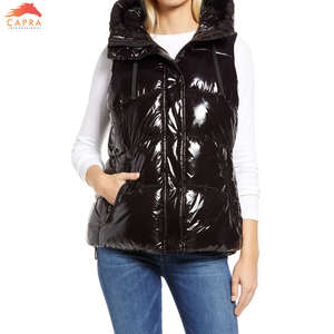 Algodón al por mayor OEM moda invierno ropa Puffer chaleco sin mangas Abrigo acolchado transpirable primavera mujeres último diseño - Product Image 4