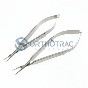 Tijeras Quirúrgicas Castroviejo de Alta Calidad, 125 mm, Instrumentos Quirúrgicos Oftalmológicos y ORL, Juego de Instrumentos de Acero Inoxidable, Modelo Manual - Product Image 4