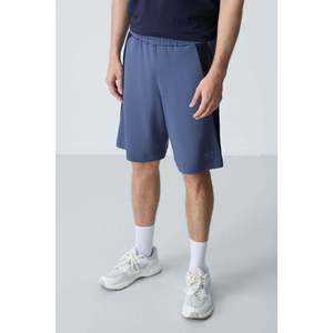 Shorts décontractés TommyLife pour homme, coupe confortable, en mélange de coton interlock double face, noir pétrole, modèle 81280 pour un usage quotidien - Product Image 1