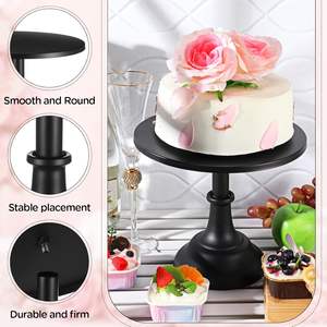 ขาตั้งเค้กโลหะดีไซน์หรูสำหรับงานแต่งงานและงานเฉลิมฉลอง เหมาะสำหรับจัดแสดงขนมหวานแสนอร่อย ราคาขายส่ง - Product Image 4
