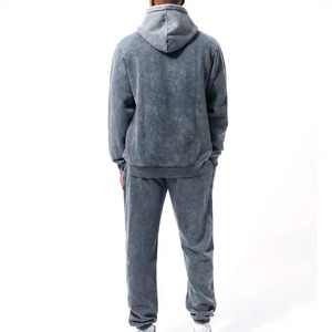 Personnalisé 450 GSM Hommes Jogger Survêtement Hommes Poids Lourd Baggy Pantalon De Survêtement À Capuche Flare Sweat Pantalon À Capuche Ensembles Survêtement Hommes - Product Image 5