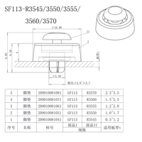 Alas Karet Silikon Bulat Baru Perekat Sendiri Anti Getaran Bersertifikasi ROHS untuk Speaker Subwoofer