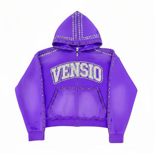 Custom Sun Faded French Terry Funcional Acid Wash 440gsm 100% Algodón Transpirable Ecológico Hombres Pullover Heavyweight - Product Image 1