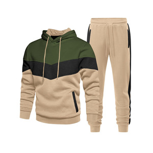 Ensembles de survêtement pour hommes en gros, sweat-shirt et pantalon de survêtement 2 pièces, 100% coton, logo imprimé personnalisé, ensembles de jogging, survêtements unisexes - Product Image 2