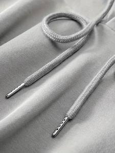 Sudadera con Capucha para Hombre, Diseño Sólido con Cordón Ajustable, Moderna, de Poliéster/Algodón, con Bolsillo, para Invierno - Product Image 4