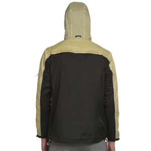 Veste coupe-vent de sport en nylon, style rétro, pour adultes, avec capuche et poids de sac - Product Image 3