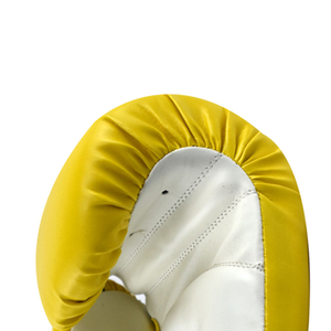 Gants de boxe en cuir véritable/PU avec logo personnalisé, gants de Muay Thai, gants de kick-boxing, gants de boxe multicouches de haute qualité - Product Image 6