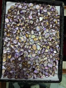 พลอยอเมตินธรรมชาติแบบเหลี่ยมเพชรพลอยหลวมคุณภาพเชิงพาณิชย์มีอยู่ในเบาะลูกแพร์หัวใจสีเปลี่ยนเอฟเฟกต์แสง - Product Image 2