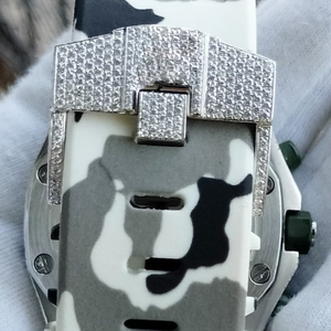 Montre en diamant Moissanite DEF de haute qualité, diamant incolore, style Hip Hop, bijoux pour homme et femme, cadeau - Product Image 3