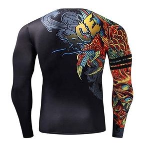 Custom Design <b>Base</b> <b>Layer</b> Compression Shirts <b>Long</b> <b>Sleeve</b> Custom Made High Quality Rashguard for Gym Sports and Casual - Product Image 5