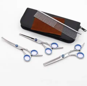 Kit de aseo para perros, juego de tijeras de seguridad para perros y gatos de acero inoxidable resistente, las mejores tijeras de aseo para mascotas - Product Image 1