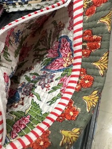 Floral Print Coin Bag Pouch Bohemian <b>Summer</b> <b>Quilted</b> Cotton Bag Bulk Festival Gift Guest Small Travel Shopping Sports Picnic - Product Image 4