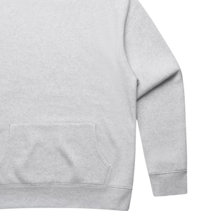 Sweat-shirt à capuche unisexe en molleton de coton gris clair, style minimaliste décontracté pour l'hiver, fournisseur en gros - Product Image 6