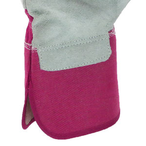 Gants de protection industriels en polyester fendu en cuir résistant aux coupures résistants aux coupures sans poudre sans silicone - Product Image 4