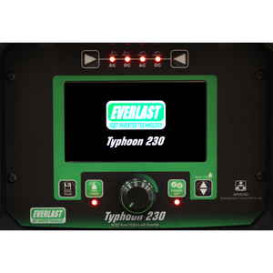 เครื่องเชื่อมไทฟูน 230-Innovative แบบพกพา AC/DC TIG DC Stick Welder พร้อมอินเวอร์เตอร์ IGBT สำหรับเหล็กสแตนเลส สภาพใหม่ มอเตอร์ DC ความแม่นยำสูง - Product Image 1